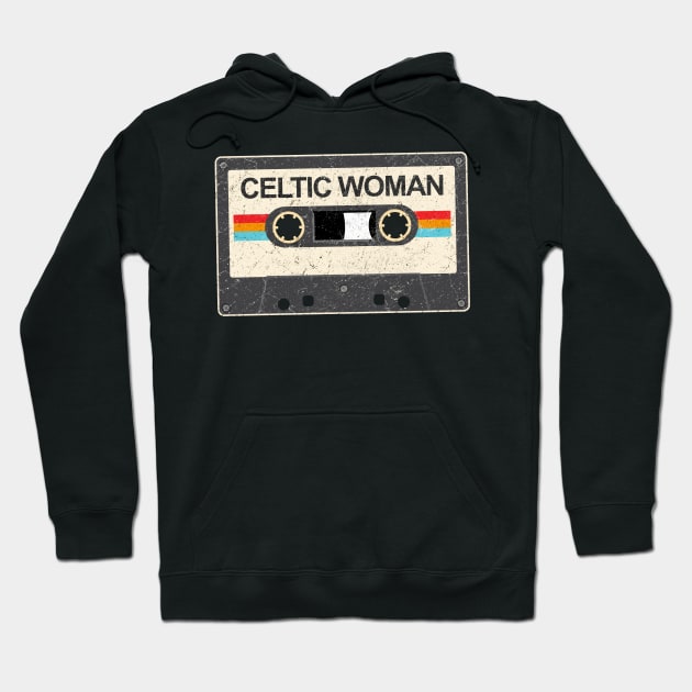 kurniamarga vintage cassette tape Celtic Woman Hoodie by kurniamarga.artisticcolorful